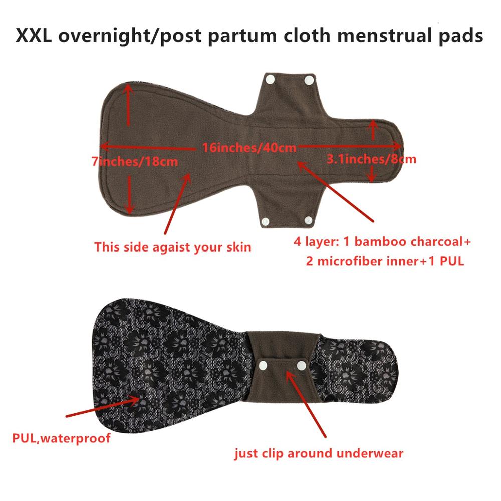 [Sigzagor] 1 almofada menstrua - Cloth Pad Reusable avaliação e preço