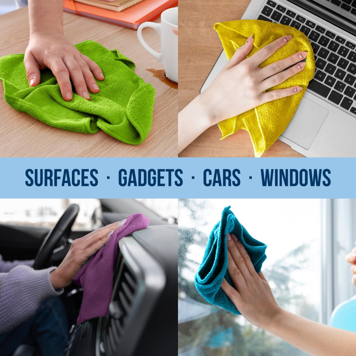 300 Panos de Limpeza de Microf - Cloth Pad Reusable avaliação e preço